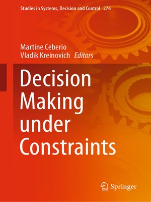 cover image of Decision Making under Constraints